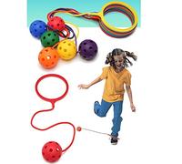 Pelota de Salto para Niños, Juguete de Columpio Seguro para Ejercicio Físico para Niños y Adultos, Color Aleatorio, 2,75 Pulgadas de Diámetro, Adecuado para 4-6 Años, Material Plástico
