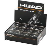 Pelota de squash con un solo punto amarillo Head Tournament (x12) TU
