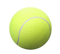 Pelota de tenis de gran tamaño - Juguetes interactivos para mascotas | Pelota de tenis gigante de goma | Pelotas de tenis inflables para perros divertidos, pelota deportiva al aire libre, pelota de