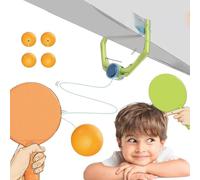 Pelota de Tenis de Mesa Colgante | Tenis de Mesa Ajustables en Altura para niños | Ejercitador de Juguete de interacción Entre Padres e Hijos, Marco de Puerta portátil para Interiores y Exteriores