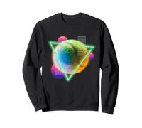 Pelota de tenis Glitch Retro Sport Digital vaporwave Sudadera