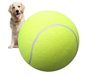 Pelota de tenis para perros grandes, juguete para mascotas gigante para juego interactivo, pelota de rebote dura para perros y gatos | Balota suave duradera para ejercicio físico, entrenamiento