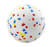 Pelota de Tenis para Perros, Pelota Tubular para Perros, Bola Tubular irrompible, Juguete de Dientes - Divertido Juguete de al Aire Libre para Mascotas Chupete Animales pequeños Cachorros