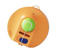 Pelota de tenis, pelota de rebote para entrenador de tenis naranja, rebote para práctica de tenis de 6,3 cm, equipo de tenis portátil, entrenador de cuerda de tenis con cuerda de 3,5 m, Rimb