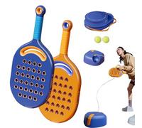 Pelota de Tenis Solo Entrenador con Cuerda,Tenis Trainer Rebounder | Pelota de Tenis Solo con Cuerda - Cuerda elástica larga, Equipo de Práctica de Tenis Portátil para, principiantes y Adultos