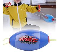 Pelota de Velocidad Jumbo, Juguete para Tirar, Juego Cooperativo Al Aire para Niños y Familias, Plástico PE, Rosa, 18x10cm (Blue)