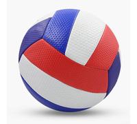 Pelota de voleibol tamaño 5 cosida a máquina para jóvenes y adultos, pelota de PVC para práctica en interiores y juegos al aire libre (C)