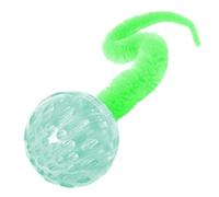 Pelota hinchable con juguetes para gatos con cola,Juguete para gatos con pelota hinchable | Juguete interactivo para gatos con bolas saltarinas de ,Magic Worm Bouncy Balls Cats Teaser Toys ayudan a re