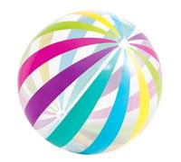 Pelota hinchable súper grande de playa de 107 cm, pelota grande arcoíris de playa para niños y adultos, juguete acuático, pelota de piscina, pelota hinchable de agua, pelotas de recreación acuática de