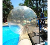 Pelota Inflable Para Caminar Sobre El Agua De 1,5/1,8/2/2,5 M, Pelota De Agua, Bola Zorb Inflable Con Cremallera, Bomba De Aire Eléctrica Y Cremallera, Bolas De Burbujas Con Cuerpo De Pvc 1.5m