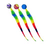 Pelota inflable para gatos - Pelota de rebote para gatos de interior, divertida pelota de gatito que rebota | Bola inflable de cola suave, pelota de juego para gatos saltos, juguete ligero de bola