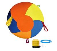 Pelota inflable para pastoreo de perros, de enriquecimiento en movimiento, pelota de ejercicio duradera y alegre, accesorio ligero para actividades en interiores y exteriores, portátil para el