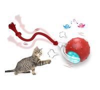 Pelota Interactiva De Juguete Para Gatos - Pelota Rodante Automática De Juguete Para Perros | Pelota Interactiva De Juguete Para Gatos Con Cola | Pelota Teaser Para Gatos Con 3 Modos Recargable De Mov