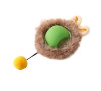 Pelota Interactiva para Gatos, Pelota Eléctrica para Gatos, Pet Smart Rolling Ball, Juguete Eléctrico Automático para Gat os, Juguete Eléctrico para Gatos, Pelota Rodante Automática para Gato(Verde)