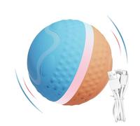 Pelota interactiva para perro, bolas de juguete LED impermeables para perros, bola rodante automática resistente con sensor de movimiento para cachorros