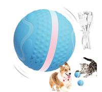 Pelota interactiva para perros, juguete interactivo para perros | Juguete interactivo impermeable para perros | Bola rodante automática robusta y rebota con sensor de movimiento para cachorro