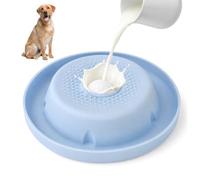 Pelota Lamedora para Perros, Dog Lick Bowl para Golosinas Líquidas | Comedero Antivoracidad Perro Silicona, Cuenco Perro Lento Portátil, Juguete Interactivo para Lamer para Yogur, Caldo y Puré