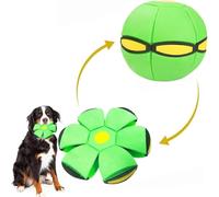 Pelota mágica para perros, juguetes para perros para aburrimiento, juguetes para cachorros, juguete de pelota para perros, adecuado para niños, perros pequeños, deportes al aire libre (verde)
