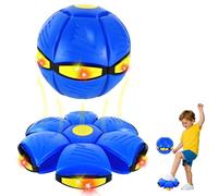 Pelota mágica rebotadora, Metaball mágica para niños mejorada 2026, Platillo volante mágico para mascotas, Juego en interiores y exteriores, doble forma libremente intercambiable con 6 luces LED