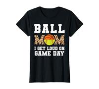 pelota mamá me pongo ruidoso en el día del juego baloncesto Camiseta