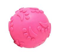 Pelota masticable para perros de látex resistente Bola chirriante Juguete para perros Pelota chirriante interactiva para perros Juguete para masticar Juguete de dentición de cachorro Bola chirriante