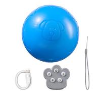 Pelota móvil para perros | Juguetes interactivos recargables para perros, juguete automático para perros, juguete para perros que rebota, bola eléctrica para perros con sonidos y luces para mascotas