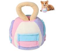 Pelota olfativa para perros, juguete interactivo para perros, inteligencia, empleo, juguete de búsqueda para perros, juguete de inteligencia para perros grandes y pequeños, cachorros (rosa morado)