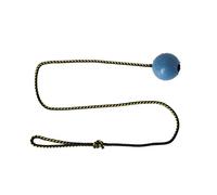 Pelota para Perro Dingo Nubby - Totalmente rellena de Goma, con Cuerda de 100 cm - Ideal para lanzar, Deportes caninos, Agilidad, Tira y afloja y Juego - Tamano Mediano - Color Aleatorio (17318-2)