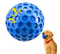 Pelota para perroes juguete interactivo para morder para perros, juguete indestructible para perros. Para aliviar el miedo y el aburrimiento: juguete de dentición para cachorros (azul, 55 mm).