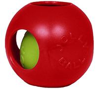 Pelota para Perros de Jolly Mascotas, bromas, 20 cm, Color Rojo