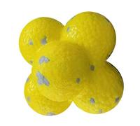 Pelota para perros masticable para masticar | Juguete resistente a las mordeduras Pelota de palomitas de maíz, pelotas de saltar interactivas para perros, entrenamiento sólido para atrapar y buscar