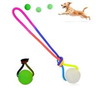 Pelota para perros para mordeduras intensas, bola de goma que , para perros con hábitos de masticación intensos, razas de perros pequeños, medianos y grandes, ejercicio