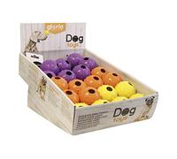 Pelota para Perros - Pelota con Cuerda Redonda Gloria - 7 cm x 30 cm de Largo - Bola Flexible y Resistente - Juguetes para Perros - Bola de Goma - Color Variado