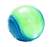Pelota para Perros que en la Oscuridad,Juguete de Goma Chirriante Interactivo y Divertido,Juguete de Exterior para Perros - para Reducir el Aburrimiento, Viajes, Playa, Parque, Jardín, Hogar, Interior