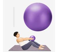 Pelota pequeña de pilates de 25 cm, pelota de yoga pequeña, bolas de ejercicio pequeñas de 9.8 pulgadas para adultos, mini pelota de gimnasio, bola de barra suave, bolas de equilibrio de núcleo para