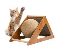 Pelota rascadora para gatos, juguete de ejercicio para gatitos, bola rascadora antideslizante para mascotas pequeñas, entretenimiento, entrenamiento en casa, alivio del estrés, cumpleaños, conejo