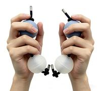 Pelota Rítmica Asalato | Par De Sonajeros De Percusión Tradicional Y Rítmicos,Sonajeros de Percusión Manual,Para Familia Amigos Hogar Fiesta Vacaciones Cumpleaños Tamborileo Aplausos Colisión