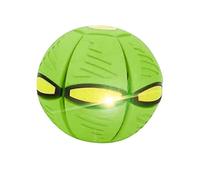 Pelota Saltarina Niños Gracioso Metaball Mágico, Platillo Volador Magic Metaball con 6 Luces, Children's Bouncing Ball para Interacción Entre Padres E Hijos (A01-Verde(Versión con Seis Luces))