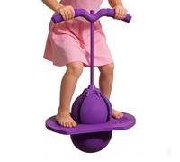 Pelota Saltarina para Niños - Antideslizante con Asa de Altura Regulable para Ejercicio Fitness - Pelota de Salto para Entrenamiento,Para Clase de Educación Física, Gimnasio, Actividades Escolares,