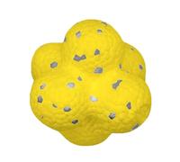 Pelota tranquilizante para perros - Balón calmante amarillo para el apoyo emocional de los perros | Juguete masticable seguro para perros | Pelota de del estrés para emocional para cachorros de