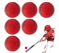 Pelotas Béisbol Infantiles 6 Juguetes De Espuma PU Y Seguros Para Entrenar