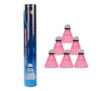 Pelotas de bádminton de nailon - Birdes de bádminton de nailon premium, volantes profesionales de nailon | volantes de entrenamiento de nailon ligero con alta elasticidad, volantes adecuados para