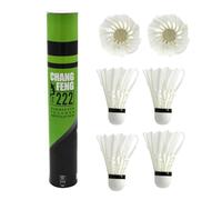 Pelotas de bádminton para lanzadera: juego de juegos con plumas, equipo deportivo para interiores y exteriores, herramienta para ejercicios de recreación con volantes listos, accesorios de juego livia