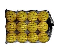 Pelotas de Entrenamiento de béisbol, 12 Piezas de Equipo de golpeo, Bolas Ligeras Huecas, con de Red con cordón, para Interior al Aire Libre, jardín, casa, Escuela, Parque Playa