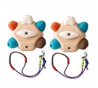 Pelotas de entrenamiento de escalada para fuerza y precisión, simulador de escalada en roca 3D hecho a mano, entrenador de agarre para entrenamiento de búlder y escalada