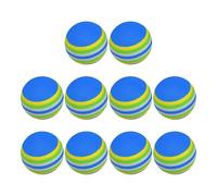 Pelotas de golf blandas para entrenamiento, 10 unidades, ligeras de espuma, equipo deportivo para campo, guía interior y exterior para golfistas principiantes