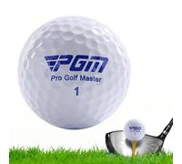 Pelotas de golf de doble capa | Bola de golf de doble capa | Accesorio de soporte para putter de entrenamiento en interiores y exteriores para la práctica de principiantes en entrenamiento de golf