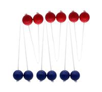Pelotas de golf de escalera, 6 pares de pelotas de golf de escalera de 4,2 cm para niños, pelotas de entrenamiento de golf duraderas para el juego de escalera, interacción entre padres e hijos y