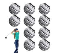 Pelotas de golf de práctica para jardín | 10 bolas de entrenamiento de esponja para práctica y juego - Herramienta de calentamiento para junior senior aficionados principiantes curso exterior interior