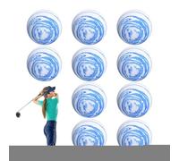 Pelotas De Golf para Interior, 10 Unidades De Bolas De Espuma para Entrenamiento, Equipo De Calentamiento para Juveniles, Principiantes, Aficionados, Seniors En Patio, Campo De Prácticas, Curso